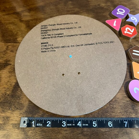 Kids Peppa Pig Clock puzzle BD - Picture 4 of 7